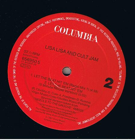 Lisa Lisa & Cult Jam - Let The Beat Hit 'Em | Columbia (656950 5) - 3