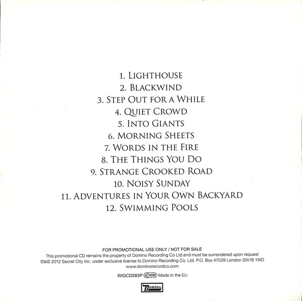 Patrick Watson - Adventures In Your Own Backyard | Domino (WIGCD283P) - 2 Patrick Watson - Adventures In Your Own Backyard | Domino (WIGCD283P) - 2