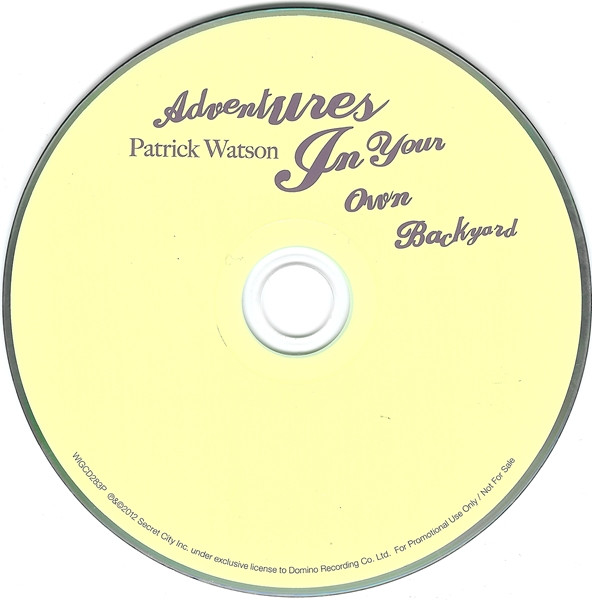Patrick Watson - Adventures In Your Own Backyard | Domino (WIGCD283P) - 3 Patrick Watson - Adventures In Your Own Backyard | Domino (WIGCD283P) - 3