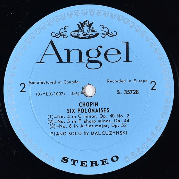 Witold Malcuzynsky , Frédéric Chopin - Chopin 6 Polonaises | Angel Records (S35728) - 4 Witold Malcuzynsky , Frédéric Chopin - Chopin 6 Polonaises | Angel Records (S35728) - 4