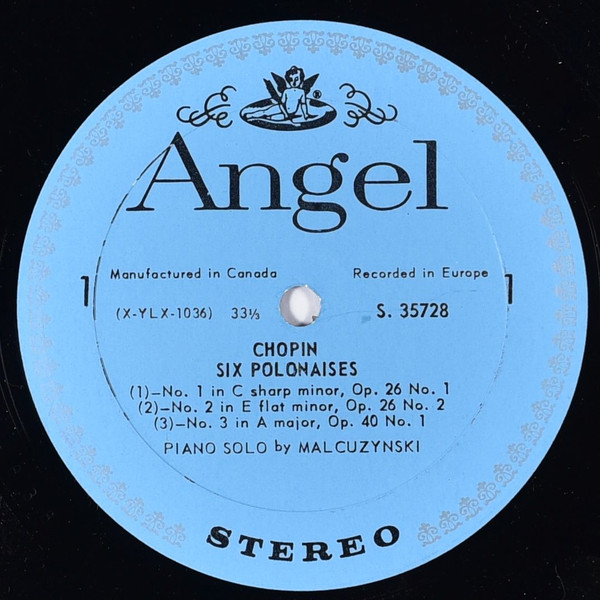 Witold Malcuzynsky , Frédéric Chopin - Chopin 6 Polonaises | Angel Records (S35728) - 3 Witold Malcuzynsky , Frédéric Chopin - Chopin 6 Polonaises | Angel Records (S35728) - 3