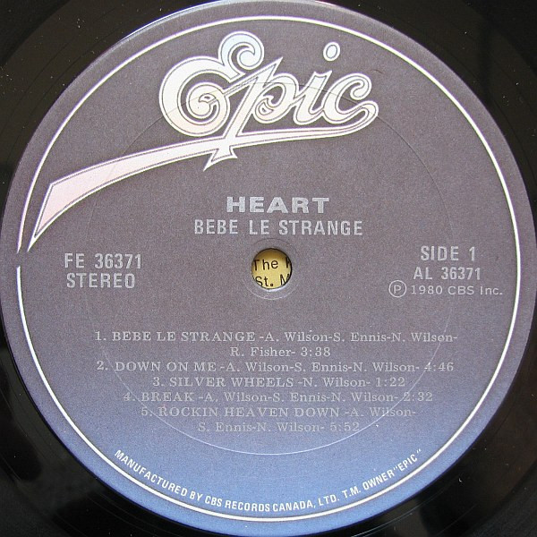 Heart - Bébé Le Strange | Epic (FE 36371) - 2