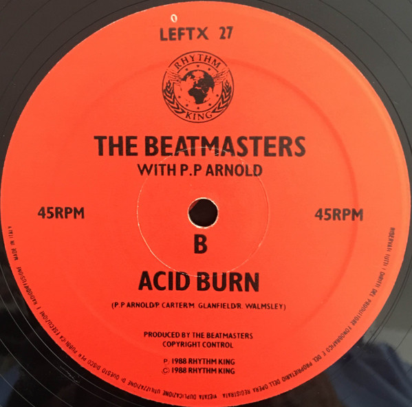 The Beatmasters With P.P. Arnold - Burn It Up | Rhythm King (LEFTX 27) - 3