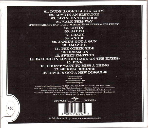 Aerosmith - The Very Best Of Aerosmith: Devil's Got A New Disguise | Columbia (88697463212) - 3