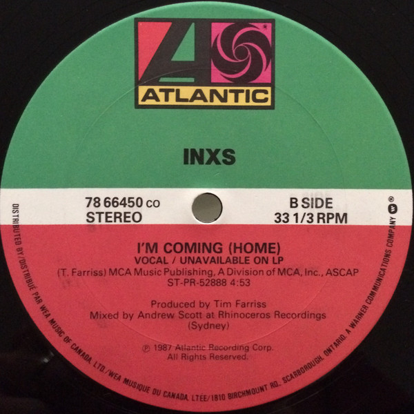 INXS - Need You Tonight / Mediate | Atlantic (78 66450) - 4
