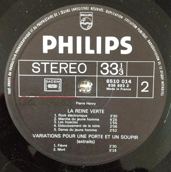 Pierre Henry • Michel Colombier - Les Jerks Electroniques De La Messe Pour Le Temps Présent Et Musiques Concrètes De Pierre Henry Pour Maurice Béjart | Philips (6510 014) - 4 Pierre Henry • Michel Colombier - Les Jerks Electroniques De La Messe Pour Le Temps Présent Et Musiques Concrètes De Pierre Henry Pour Maurice Béjart | Philips (6510 014) - 4