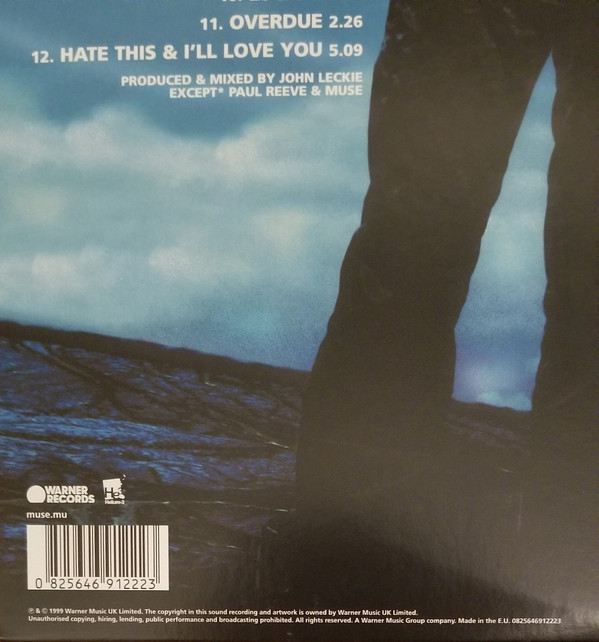 Muse - Showbiz | Warner Records (0825646912223) - 3