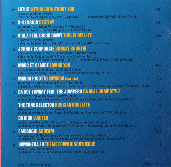 Various - Best Dance 1 2001 | EVA (7243 5 32571 2) - 4