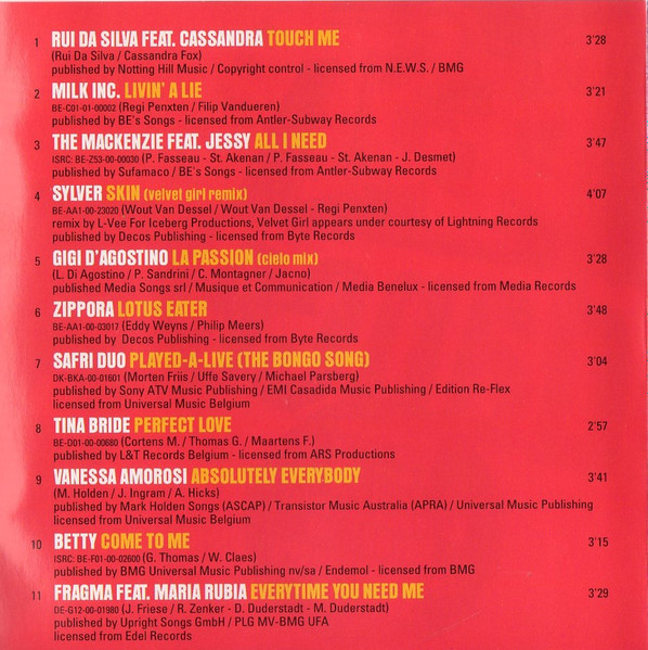 Various - Best Dance 1 2001 | EVA (7243 5 32571 2) - 3