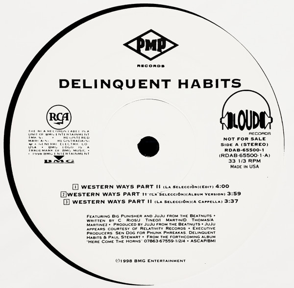 Delinquent Habits - Western Ways | Loud Records (RDAB-65500-1) - 2