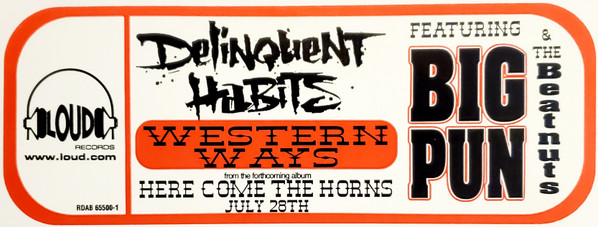 Delinquent Habits - Western Ways | Loud Records (RDAB-65500-1) - 4