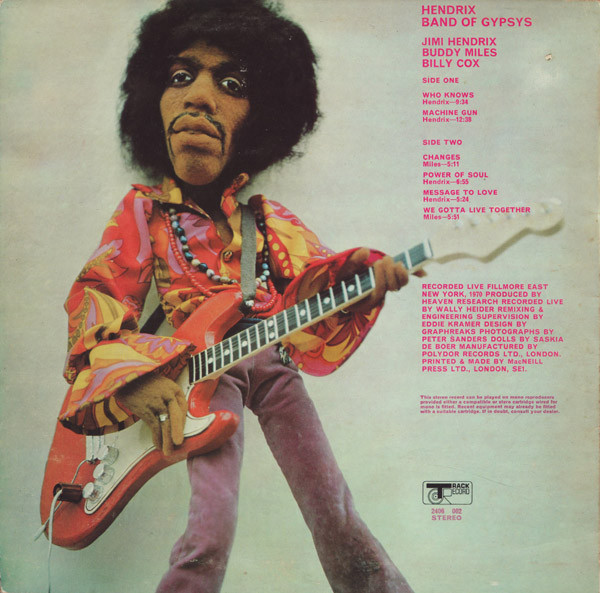 Jimi Hendrix - Band Of Gypsys | Track Record (2406 002) - 2