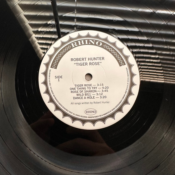 Robert Hunter - Tiger Rose | Rhino Records (R1 727219) - 3