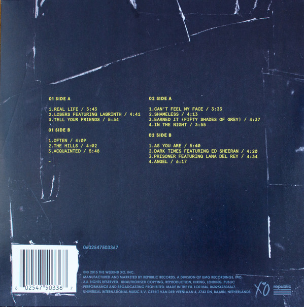 The Weeknd - Beauty Behind The Madness | XO (0602547503367) - 3