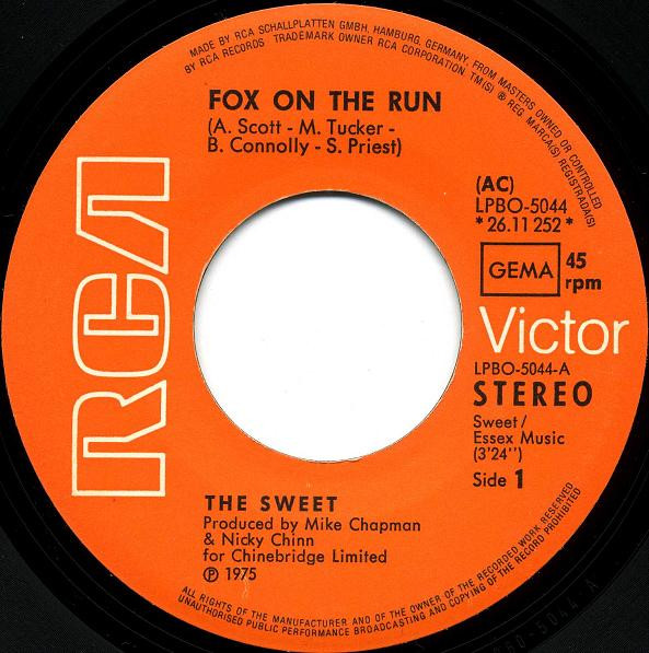 The Sweet - Fox On The Run | RCA Victor (LPBO-5044) - 3