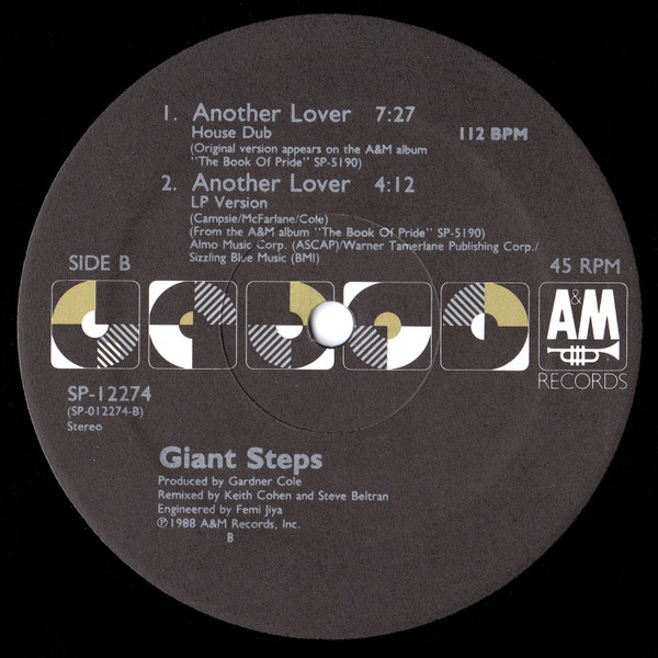 Giant Steps - Another Lover | A&M Records (SP-12274) - main Giant Steps - Another Lover | A&M Records (SP-12274) - main