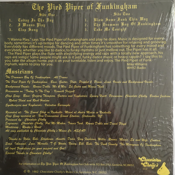 The Pied Piper Of Funkingham - The Pied Piper Of Funkingham | Chocolate Cholly's (CC2) - 2 The Pied Piper Of Funkingham - The Pied Piper Of Funkingham | Chocolate Cholly's (CC2) - 2