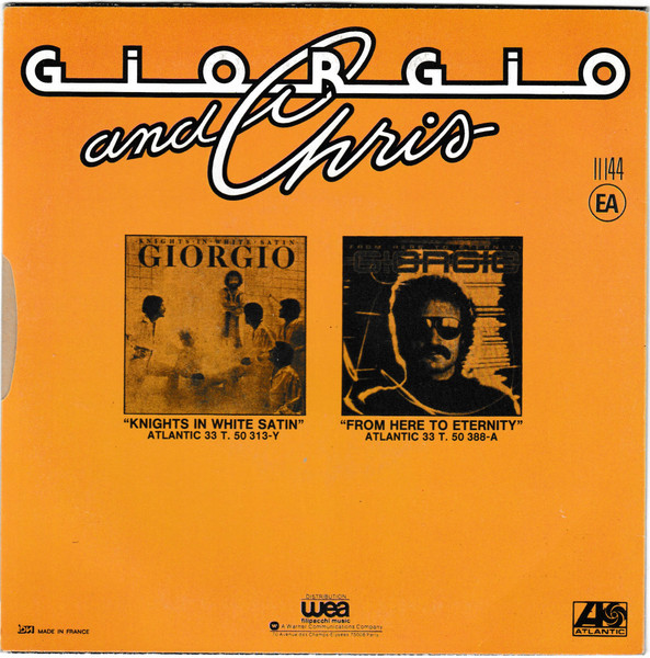 Giorgio Moroder & Chris Bennett - Love's In You (Love's In Me) | Atlantic (11 144) - 2