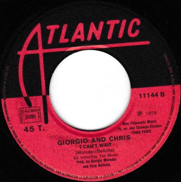 Giorgio Moroder & Chris Bennett - Love's In You (Love's In Me) | Atlantic (11 144) - 4