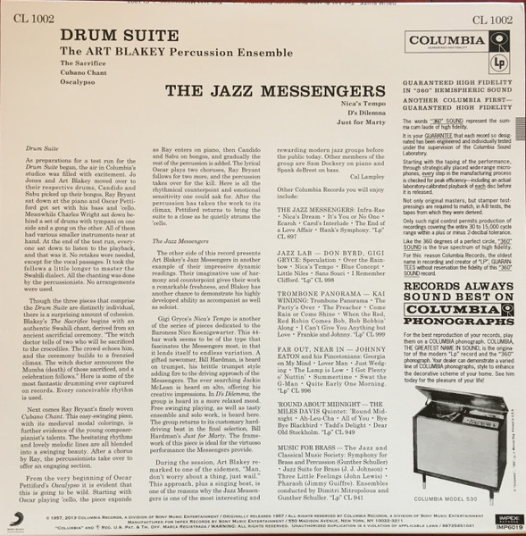 Art Blakey & The Jazz Messengers - Drum Suite | Impex Records (IMP6019) - 2