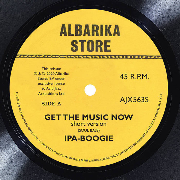 Ipa-Boogie - Get The Music Now / Africa | Acid Jazz (AJX563S) - main