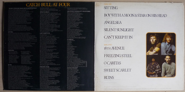 Cat Stevens - Catch Bull At Four | Island Records (6396 020) - 2