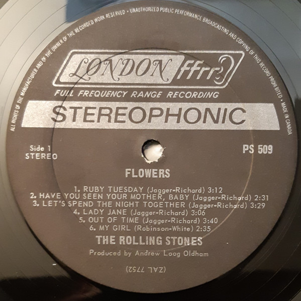 The Rolling Stones - Flowers | London Records (PS 509) - 3 The Rolling Stones - Flowers | London Records (PS 509) - 3