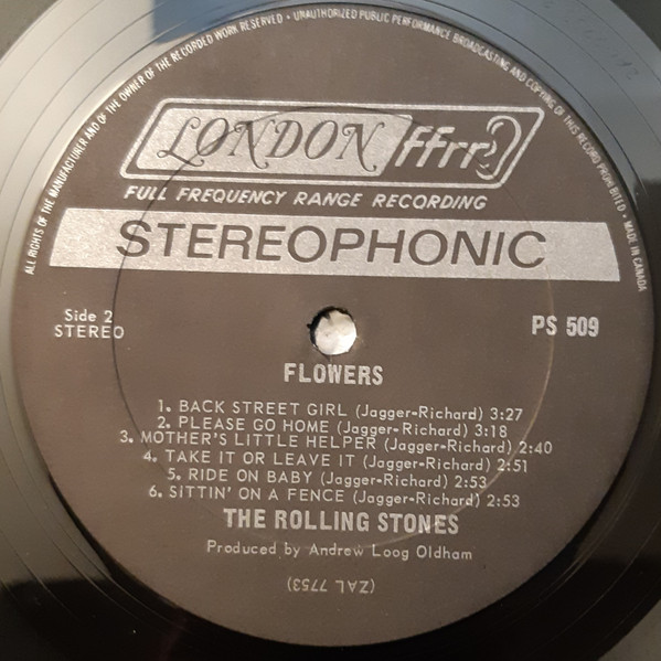 The Rolling Stones - Flowers | London Records (PS 509) - 4 The Rolling Stones - Flowers | London Records (PS 509) - 4