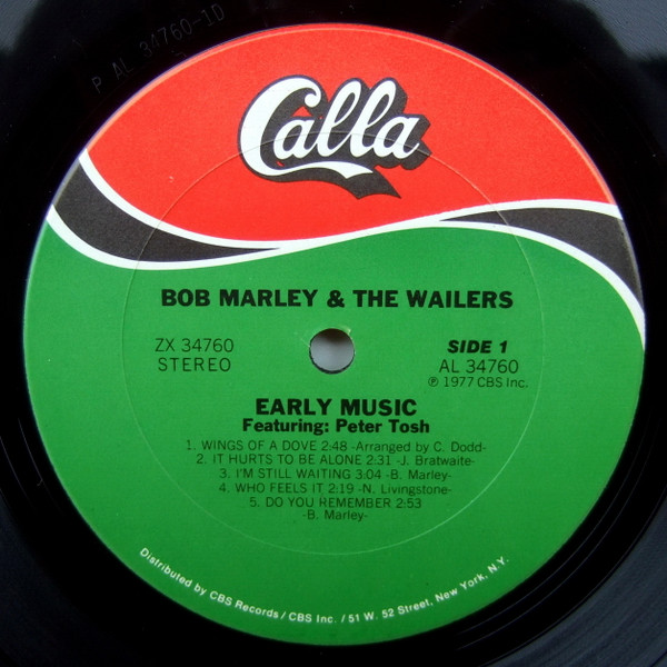 Bob Marley & The Wailers - Early Music | Calla Records (ZX 34760) - 3 Bob Marley & The Wailers - Early Music | Calla Records (ZX 34760) - 3