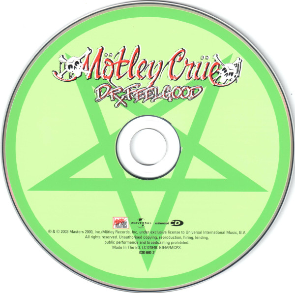 Mötley Crüe - Dr. Feelgood | Mötley Records (038 660-2) - 3