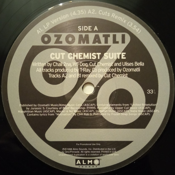 Ozomatli - Cut Chemist Suite | Almo Sounds (12 ALM 62 PR1)