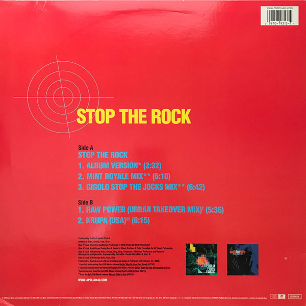 Apollo 440 - Stop The Rock | 550 Music (46 79313) - 2 Apollo 440 - Stop The Rock | 550 Music (46 79313) - 2
