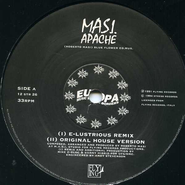 Roberto Masi - Apache | Stress Records (12 STR 26) - 2