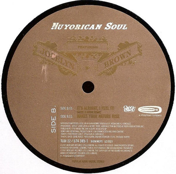 Nuyorican Soul Featuring Jocelyn Brown - It's Alright, I Feel It! (P.M.) | Talkin' Loud (TLXX 22) - 4