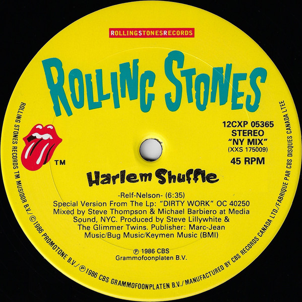 The Rolling Stones - Harlem Shuffle | Rolling Stones Records (12CXP-05365) - 3