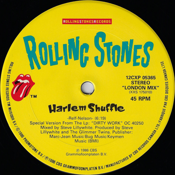 The Rolling Stones - Harlem Shuffle | Rolling Stones Records (12CXP-05365) - 4
