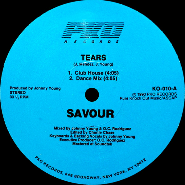 Savour - Tears | PKO Records (KO-010) - main