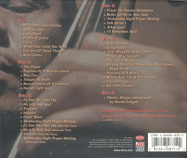 Charles Mingus - Passions Of A Man: The Complete Atlantic Recordings 1956-1961 | Rhino Records (R2 72871) - 2