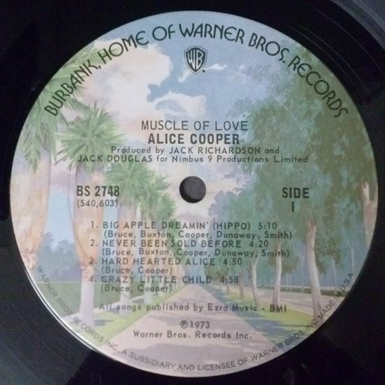 Alice Cooper - Muscle Of Love | Warner Bros. Records (BS 2748) - 3 Alice Cooper - Muscle Of Love | Warner Bros. Records (BS 2748) - 3