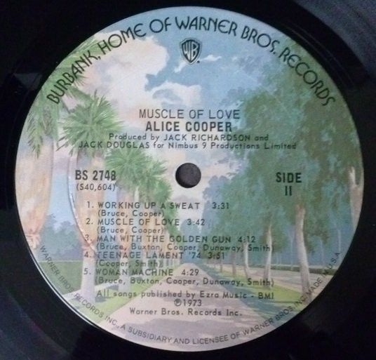 Alice Cooper - Muscle Of Love | Warner Bros. Records (BS 2748) - 4 Alice Cooper - Muscle Of Love | Warner Bros. Records (BS 2748) - 4