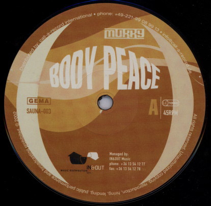 BCY - Body Peace | Sauna Recordings (SAUNA 003) - main