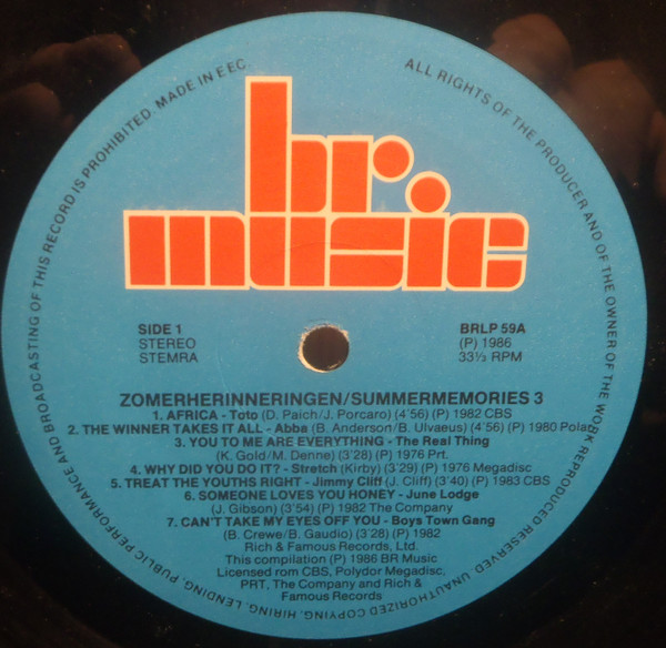 Various - Zomerherinneringen | BR Music (BRLP 59) - 3