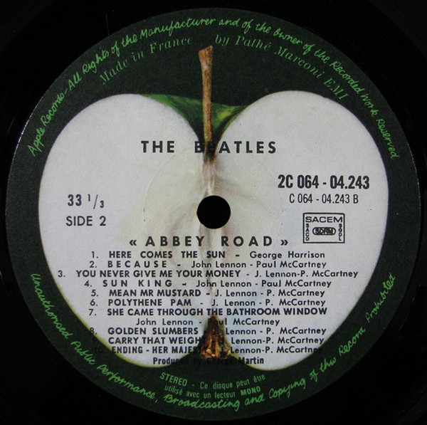 The Beatles - Abbey Road | Apple Records (2 C 066-04243) - 4 The Beatles - Abbey Road | Apple Records (2 C 066-04243) - 4