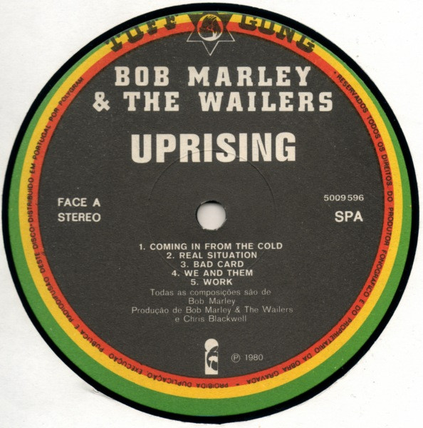 Bob Marley & The Wailers - Uprising | Tuff Gong (5009 596) - 3 Bob Marley & The Wailers - Uprising | Tuff Gong (5009 596) - 3