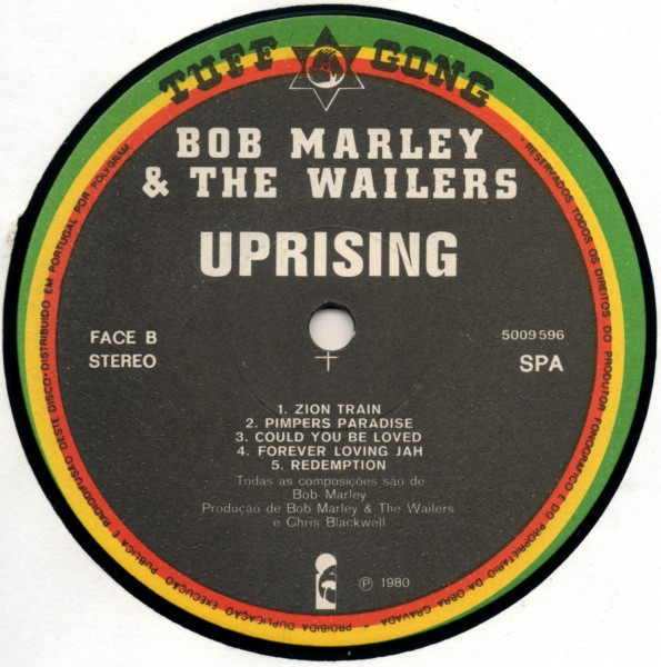 Bob Marley & The Wailers - Uprising | Tuff Gong (5009 596) - 4 Bob Marley & The Wailers - Uprising | Tuff Gong (5009 596) - 4