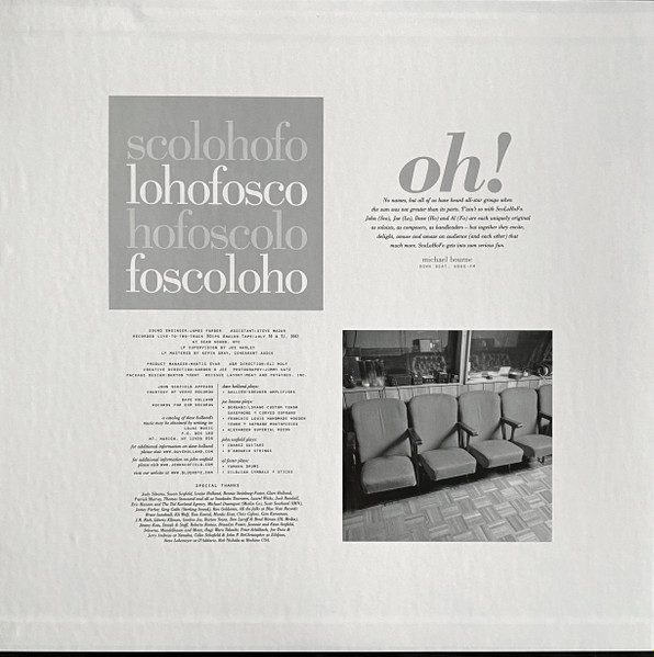 Scolohofo - Oh! | Blue Note (B0033844-01) - 2