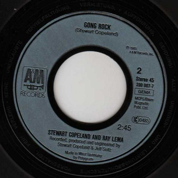 Stewart Copeland And Ray Lema - Koteja | A&M Records (390 007-7) - 4