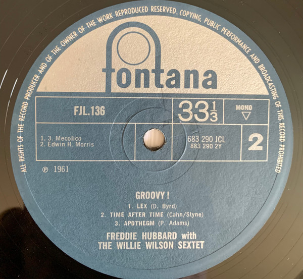 Freddie Hubbard - Groovy! | Fontana (FJL 136) - 4 Freddie Hubbard - Groovy! | Fontana (FJL 136) - 4