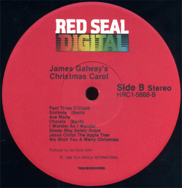 James Galway - Christmas Carol | RCA (HRC1-5888) - 4 James Galway - Christmas Carol | RCA (HRC1-5888) - 4