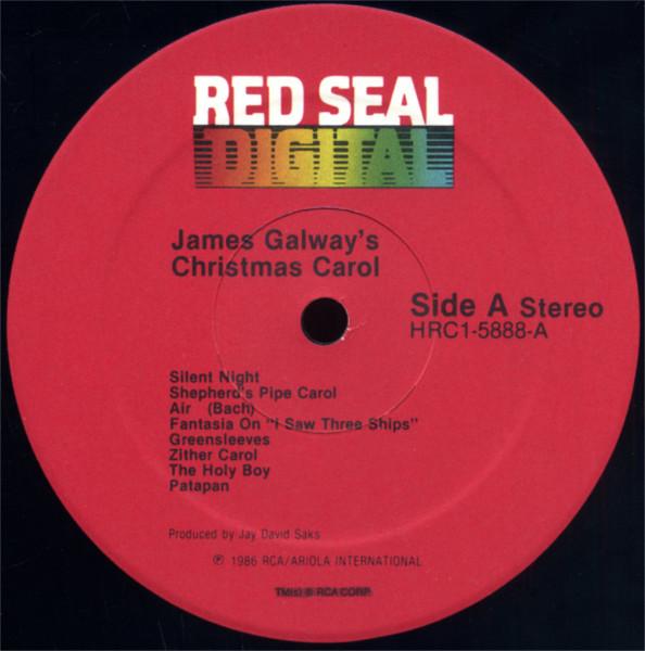 James Galway - Christmas Carol | RCA (HRC1-5888) - 3 James Galway - Christmas Carol | RCA (HRC1-5888) - 3